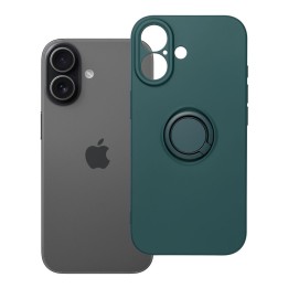 Case for iPhone 17 Silicone Ring green