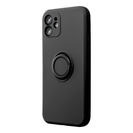 Чохол для iPhone 17 AIR Silicone Ring чорний