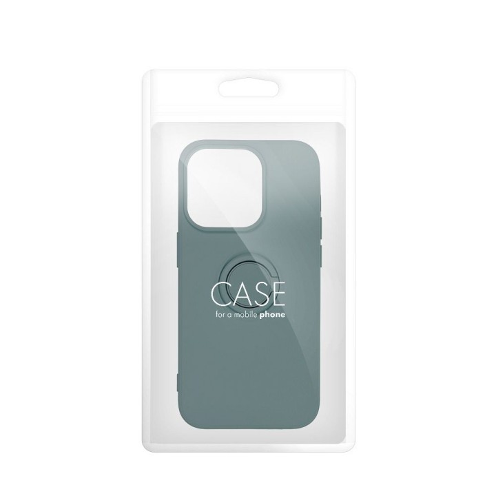 Чохол для iPhone 17 Silicone Ring зелений