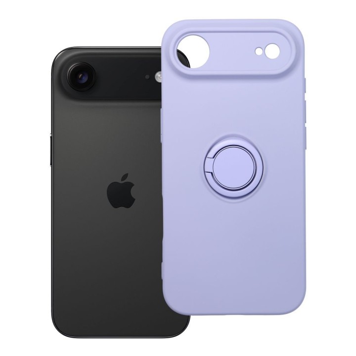 Case for iPhone 17 AIR Silicone Ring purple