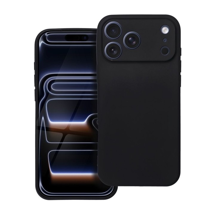 Чехол для iPhone 17 Pro Max / 18 Pro Max (low camera edge) Soft черный