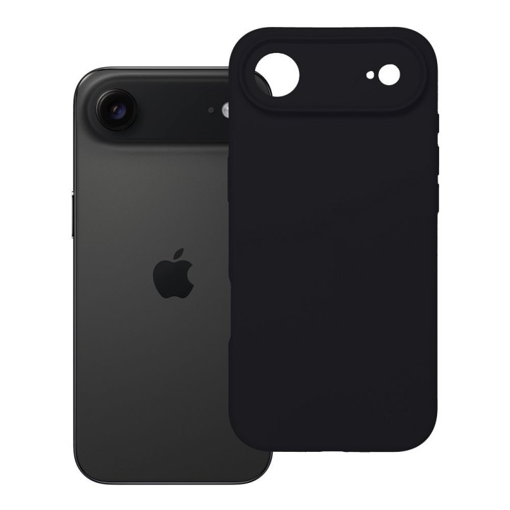 Case for iPhone 17 AIR Silicone 2mm (camera protection) black