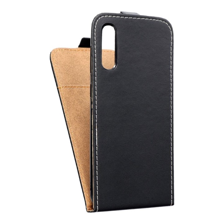 Vertical flip case for Samsung A50 Slim Flexi Fresh black