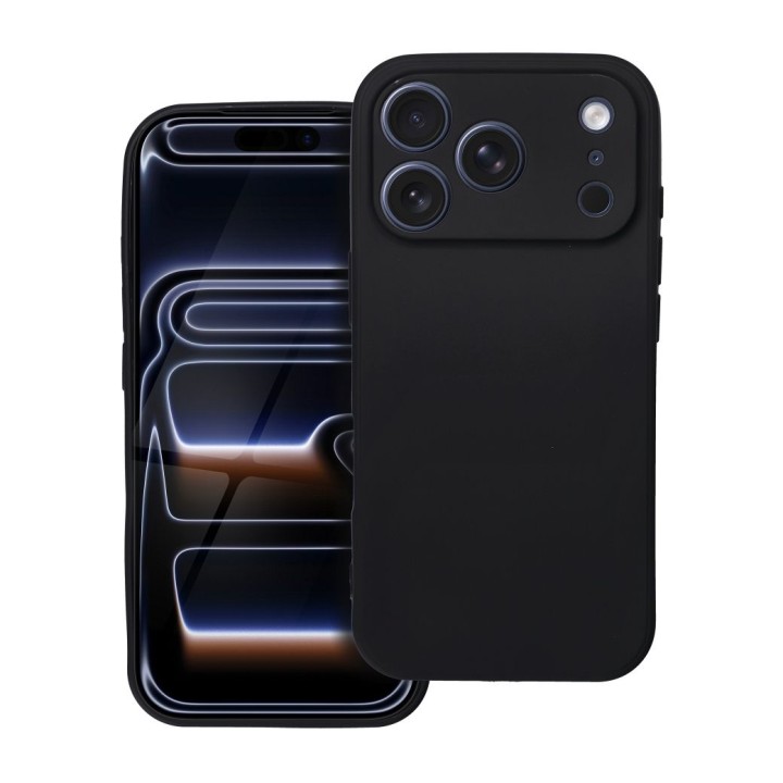 Чехол для iPhone 17 Pro / 18 Pro (low camera edge) Soft черный