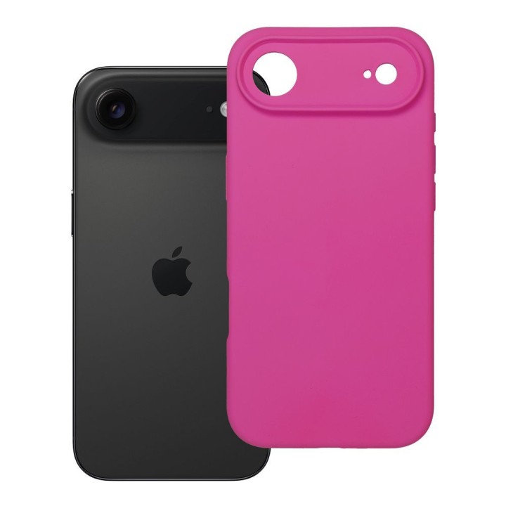 Чехол для iPhone 17 AIR Silicone 2mm (camera protection) розовый