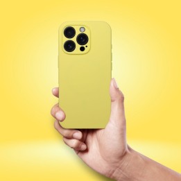 Чохол для iPhone 17 Silicone 2mm (camera protection) сумісний із MagSafe жовтий