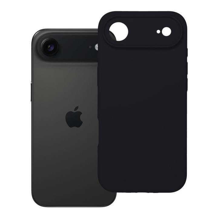 Case for iPhone 17 AIR Silicone 2mm (camera protection) MagSafe compatible black
