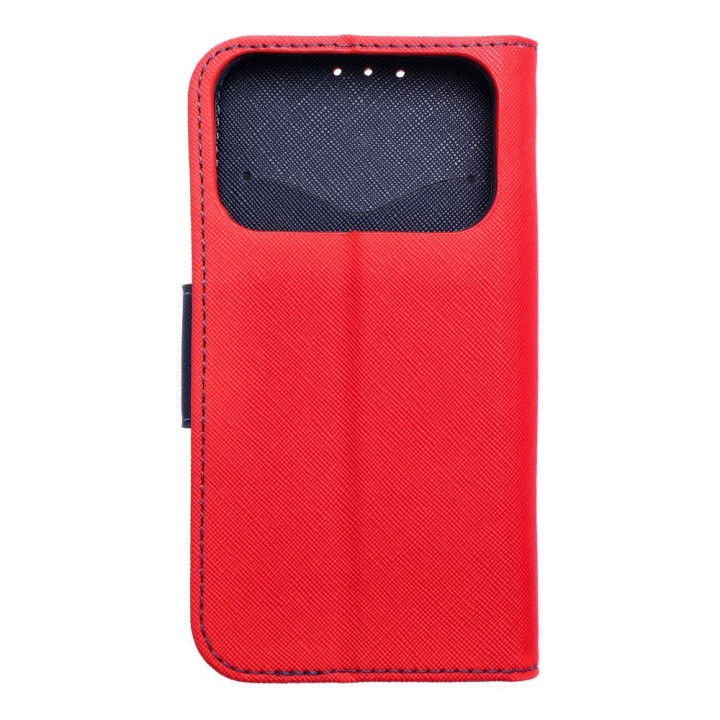 Etui z klapką na iPhone 17 PRO / 18 PRO Fancy Book czerwono-granatowe