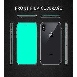 Закаленное стекло 3D для Samsung S23 PLUS X-One Full Cover (case friendly) работающий считыватель