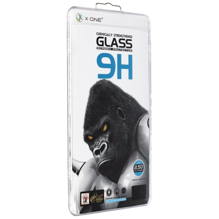 Tempered glass 3D for Samsung S23 PLUS X-One Full Cover (case friendly) working reader