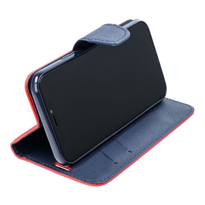 Flip case for iPhone 17 PRO / 18 PRO Fancy Book red-navy blue