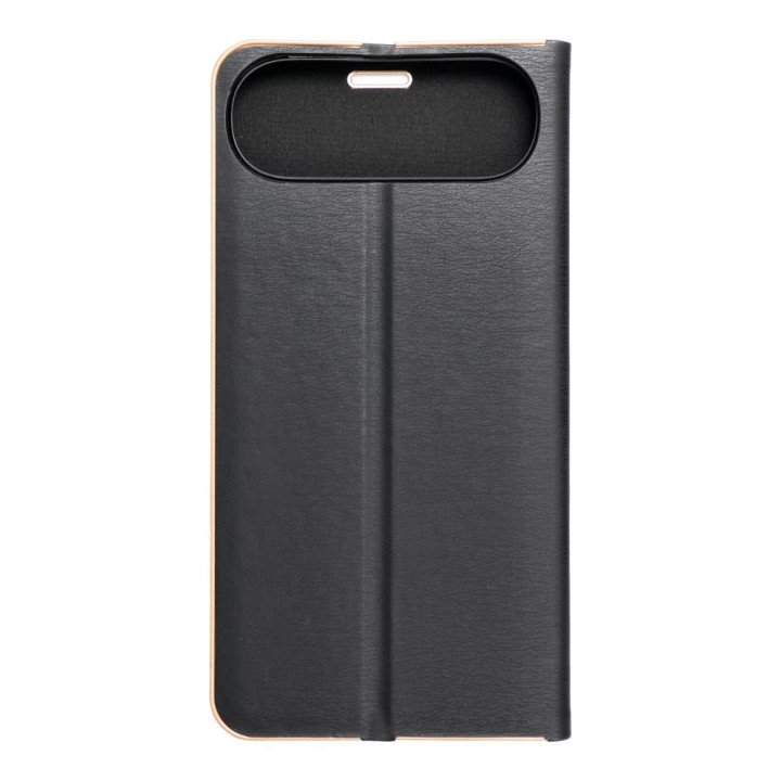 Flip case for iPhone 17 AIR Luna Book Gold black