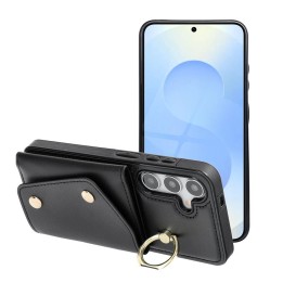Чохол для Samsung S25 EDGE Wonder з гаманцем чорний