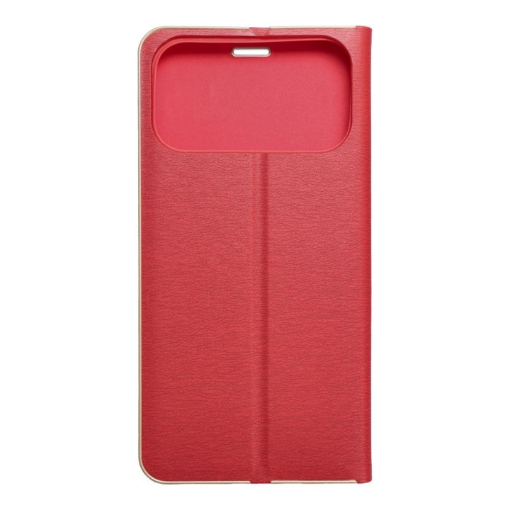 Чохол з клапаном для iPhone 17 PRO MAX / 18 PRO MAX Luna Book Gold червоний