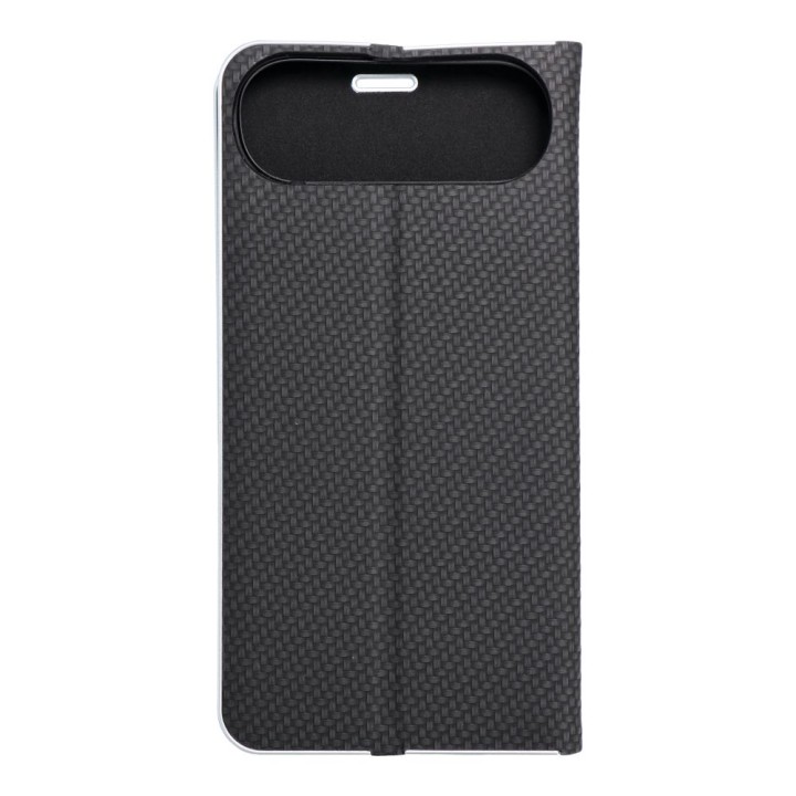 Чохол з клапаном для iPhone 17 AIR Luna Book Carbon чорний