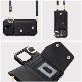 Case for iPhone 12 / 12 PRO Wonder with wallet black