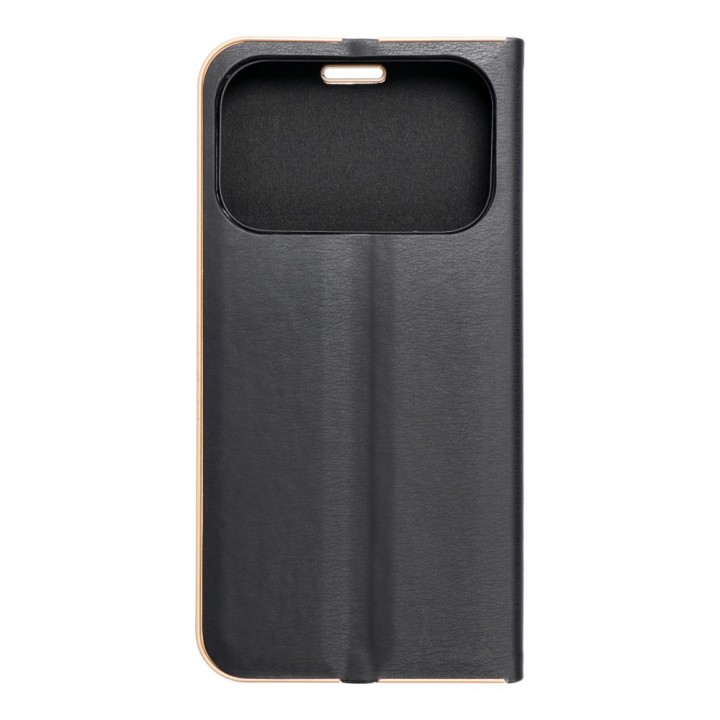 Flip case for iPhone 17 PRO / 18 PRO Luna Book Gold black