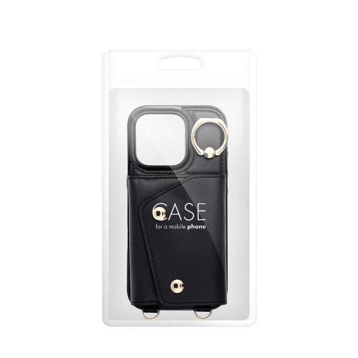 Case for iPhone 12 / 12 PRO Wonder with wallet black