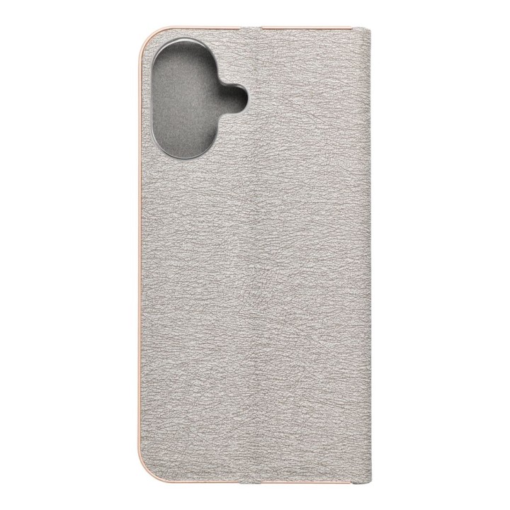 Flip case for iPhone 17 / 18 Luna Book Gold silver