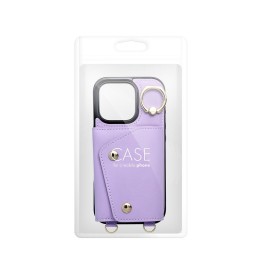 Etui na iPhone 12 / 12 PRO Wonder z portfelem liliowe