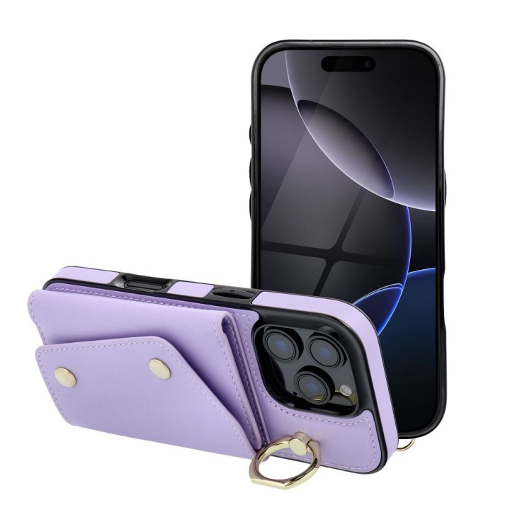Case for iPhone 12 / 12 PRO Wonder with wallet lilac