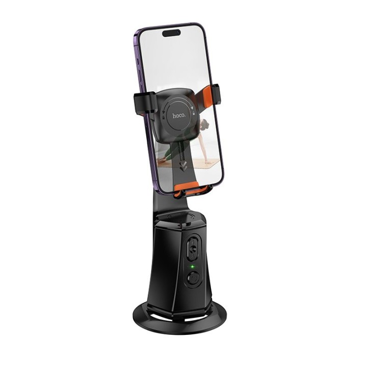 Phone holder Hoco rotating 360 degrees with automatic face tracking K26 black