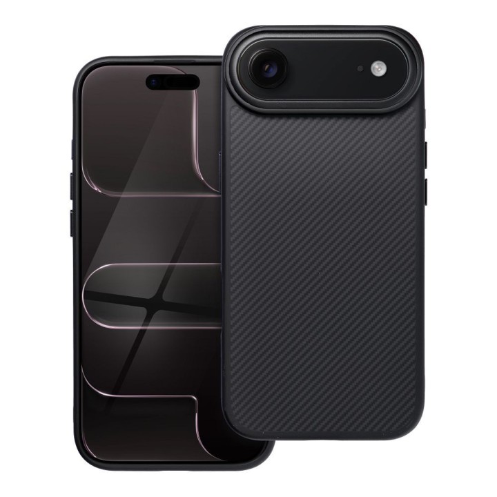 Чохол для iPhone 17 AIR Carbon Elite Mag Cover сумісний із MagSafe чорний
