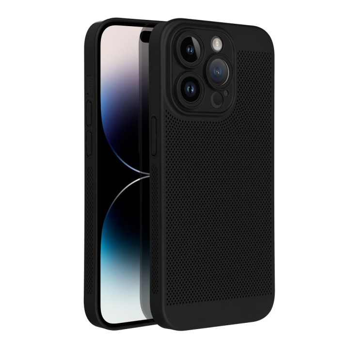 Чехол для iPhone 17 Pro Max / 18 Pro Max (low camera edge) Breezy черный