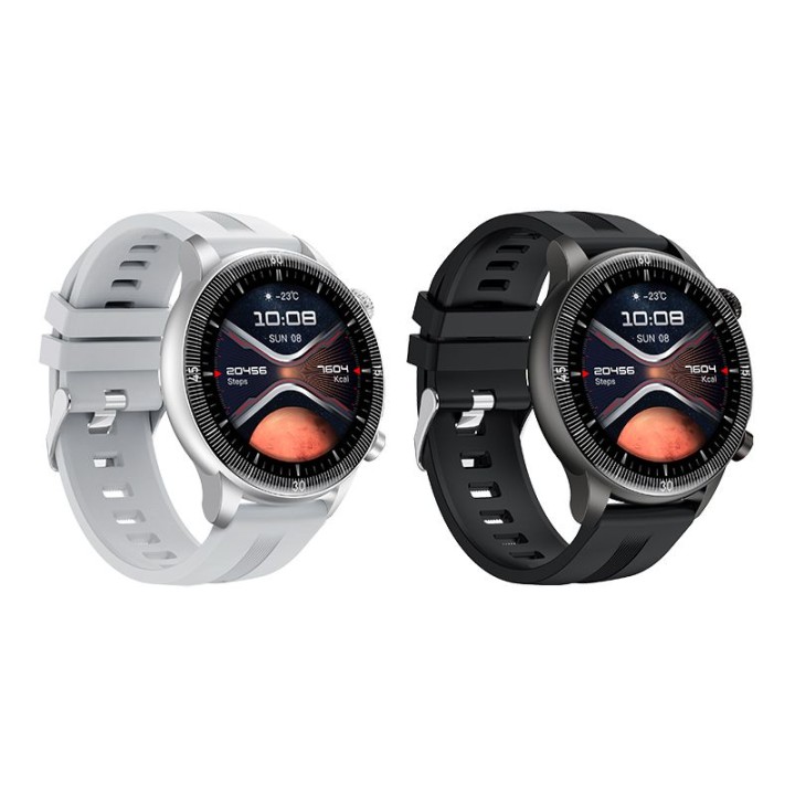 Smartwatch Hoco 1,46" TFT IP67 with function calls Y31 silver