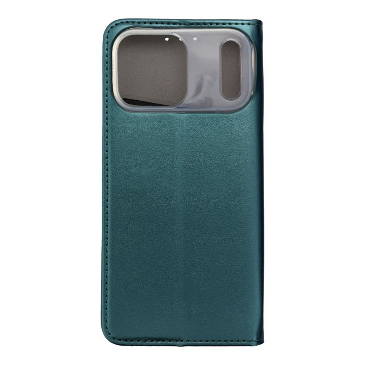 Flip case for iPhone 17 PRO MAX / 18 PRO MAX Smart Magneto dark green