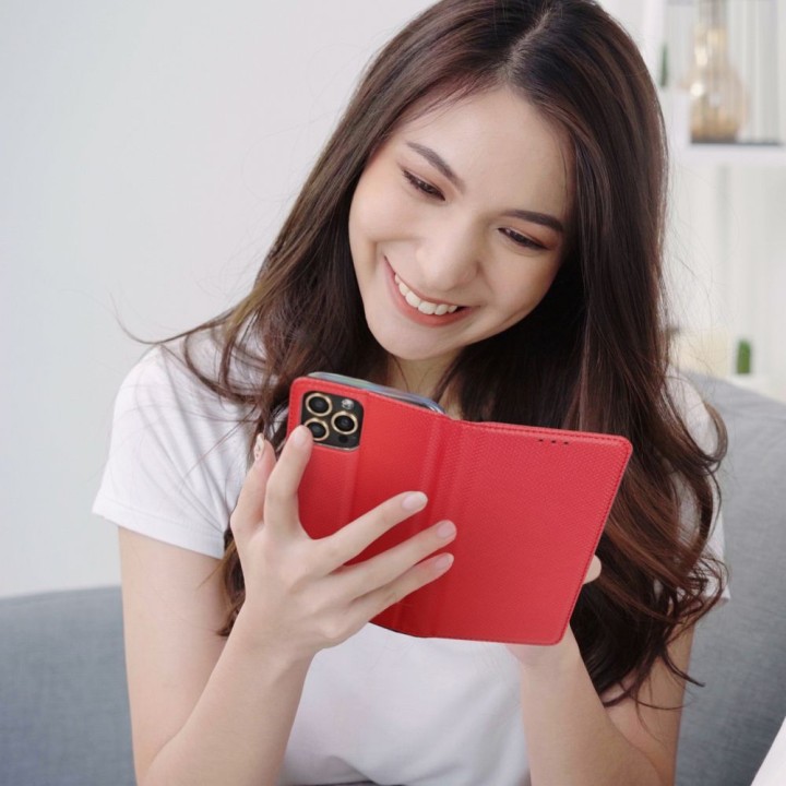 Flip case for iPhone 17 PRO / 18 PRO Smart Case Book red