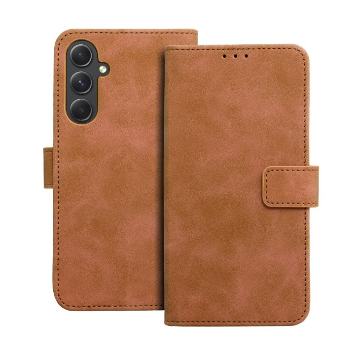 Чохол з клапаном для Samsung A54 5G Tender Book коричневий
