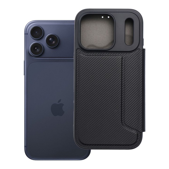 Flip case for iPhone 17 PRO / 18 PRO Razor Book black
