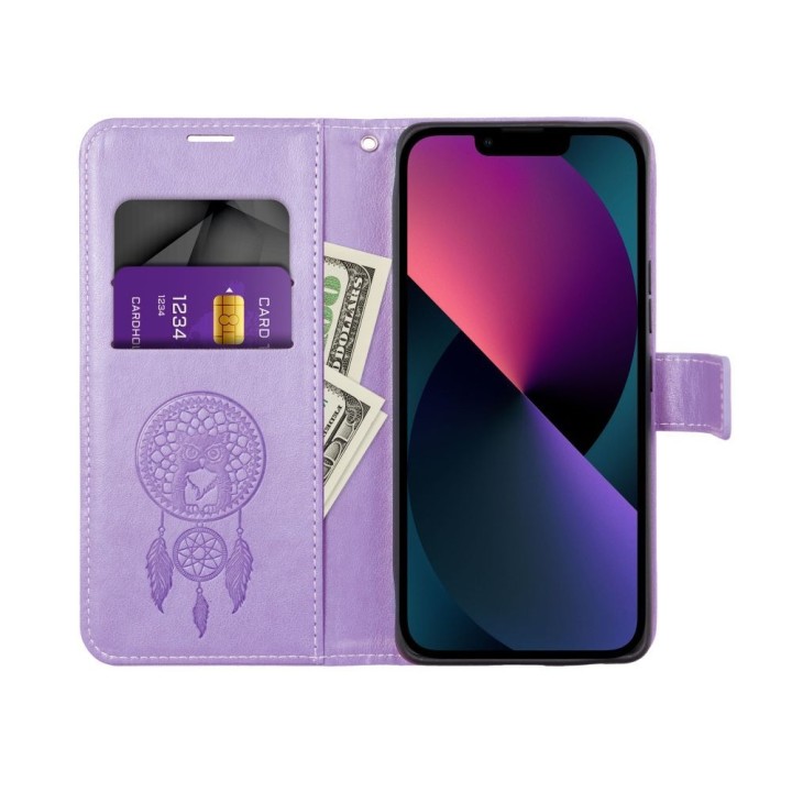 Flip case for iPhone 17 / 18 Mezzo Book dreamcatcher purple