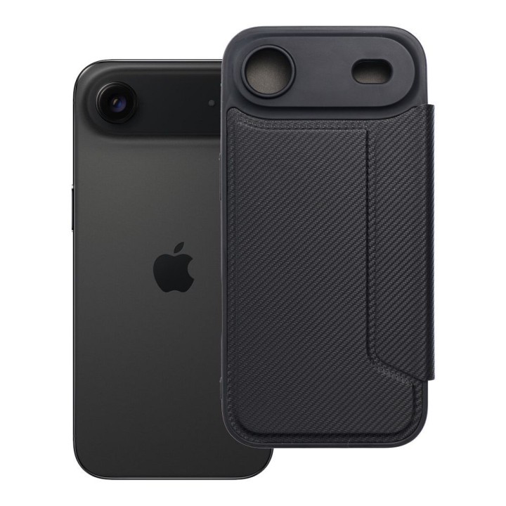 Etui z klapką na iPhone 17 AIR Razor Book czarne