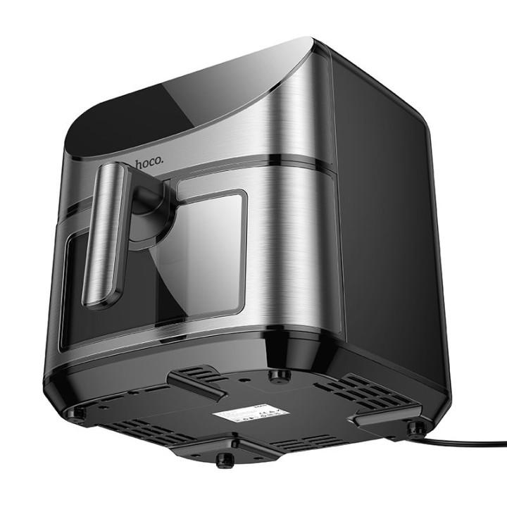 Аэрогриль Air Fryer Hoco с сенсорным экраном и смотровым окном 8L 1700W HE21 черный