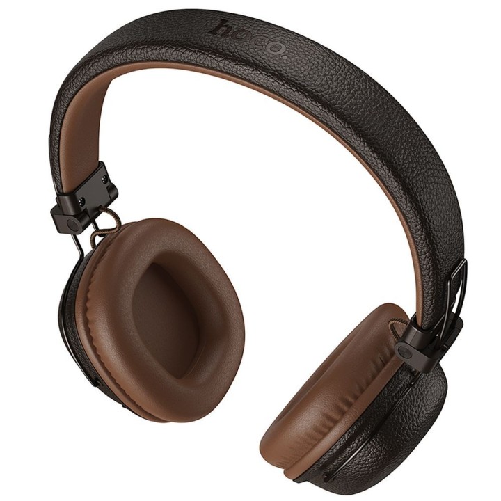 Wireless headphones on-ear Hoco W64 brown