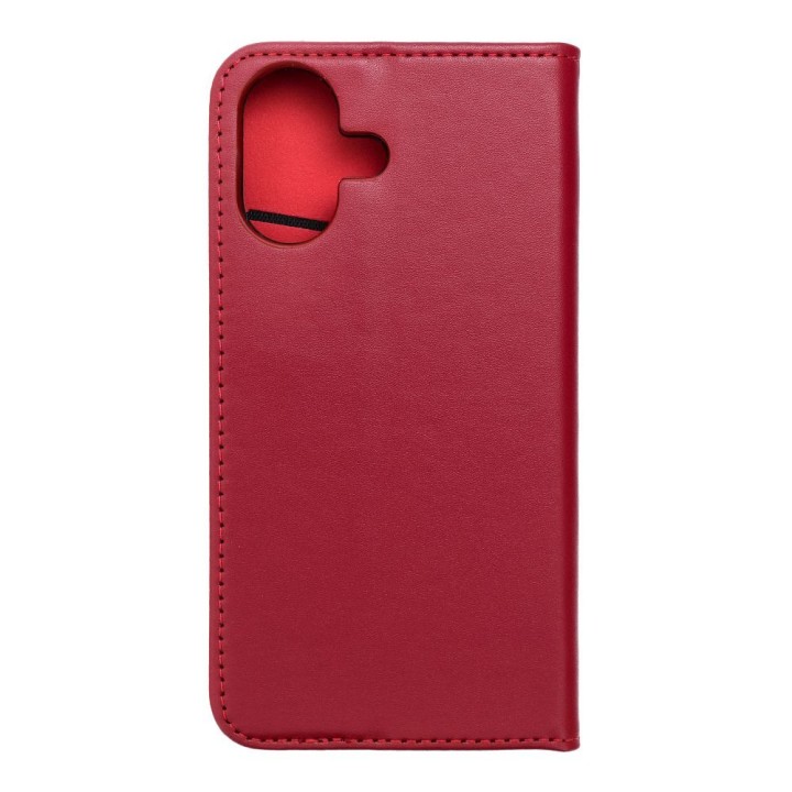 Flip case for iPhone 17 / 18 Smart Pro Book leather maroon