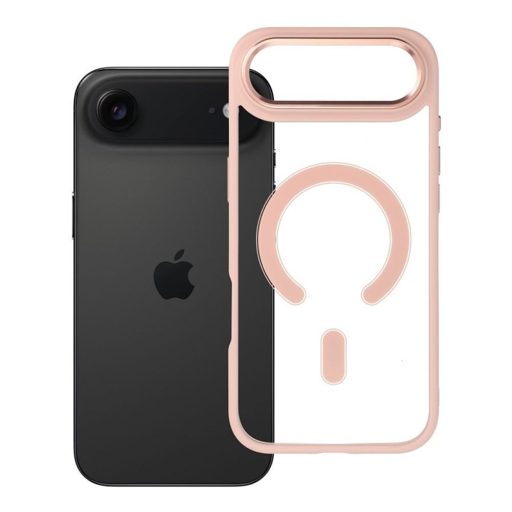 Чохол для iPhone 17 AIR Color Edge Mag Cover сумісний із MagSafe рожевий