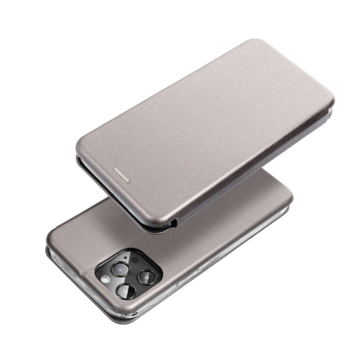 Etui z klapką na iPhone 17 AIR Elegance Book stalowe