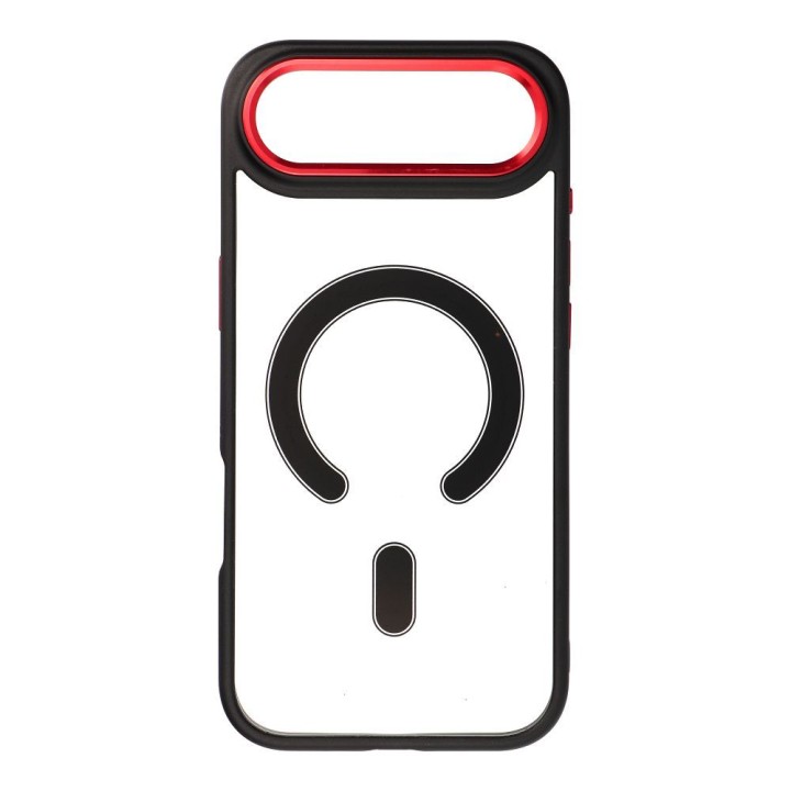 Case for iPhone 17 AIR Color Edge Mag Cover MagSafe compatible black red