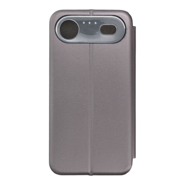 Чехол с клапаном для iPhone 17 AIR Elegance Book стальные