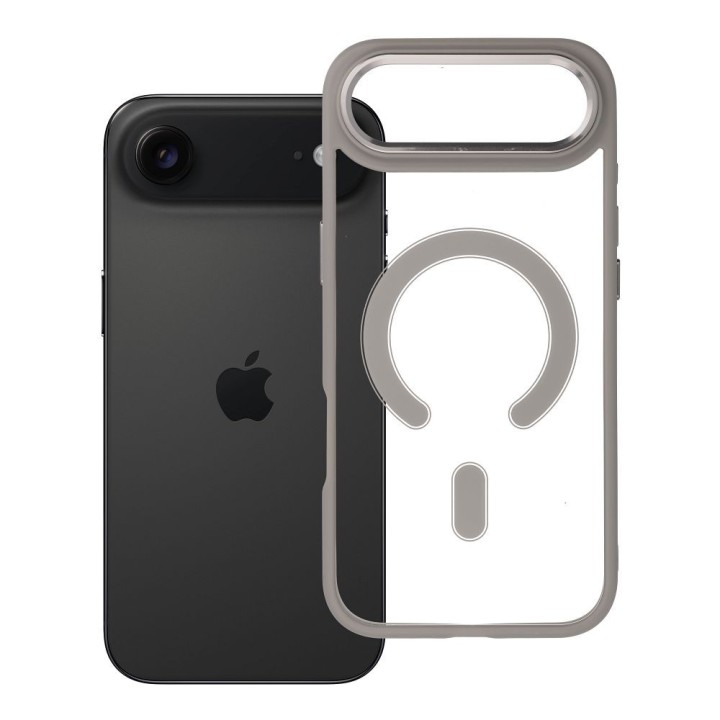 Чехол для iPhone 17 AIR Color Edge Mag Cover совместимый с MagSafe титаново-серый