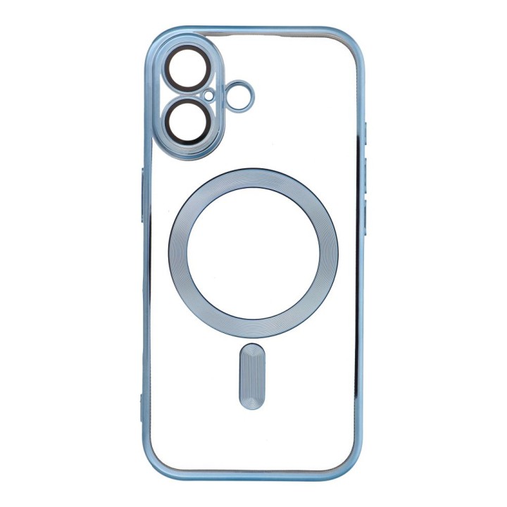 Чохол для iPhone 17 Electro Mag Cover сумісний із MagSafe синій