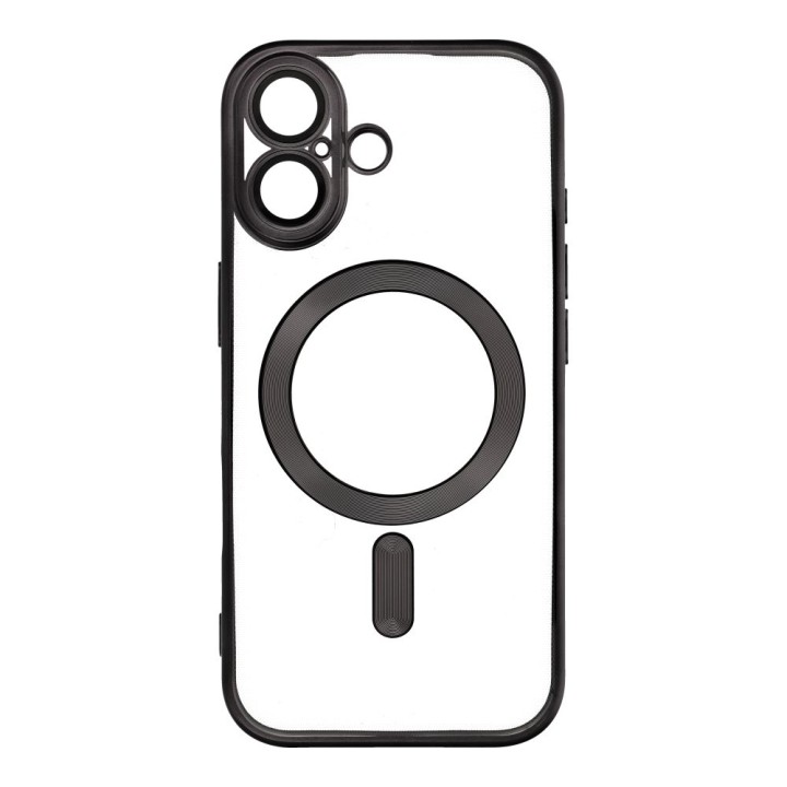 Чохол для iPhone 17 Electro Mag Cover сумісний з MagSafe чорний