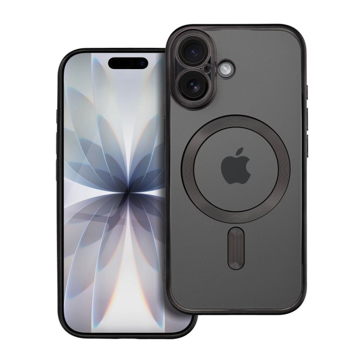 Case for iPhone 17 Electro Mag Cover compatible with MagSafe black