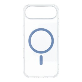 Case for iPhone 17 AIR Drop Glue Colorful Ring Mag Cover compatible with MagSafe light blue