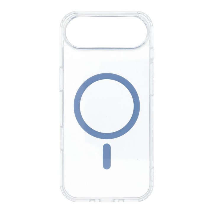 Чохол для iPhone 17 AIR Drop Glue Colorful Ring Mag Cover сумісний із MagSafe блакитний