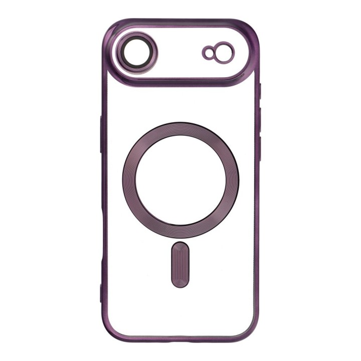 Чохол для iPhone 17 AIR Electro Mag Cover сумісний із MagSafe фіолетовий