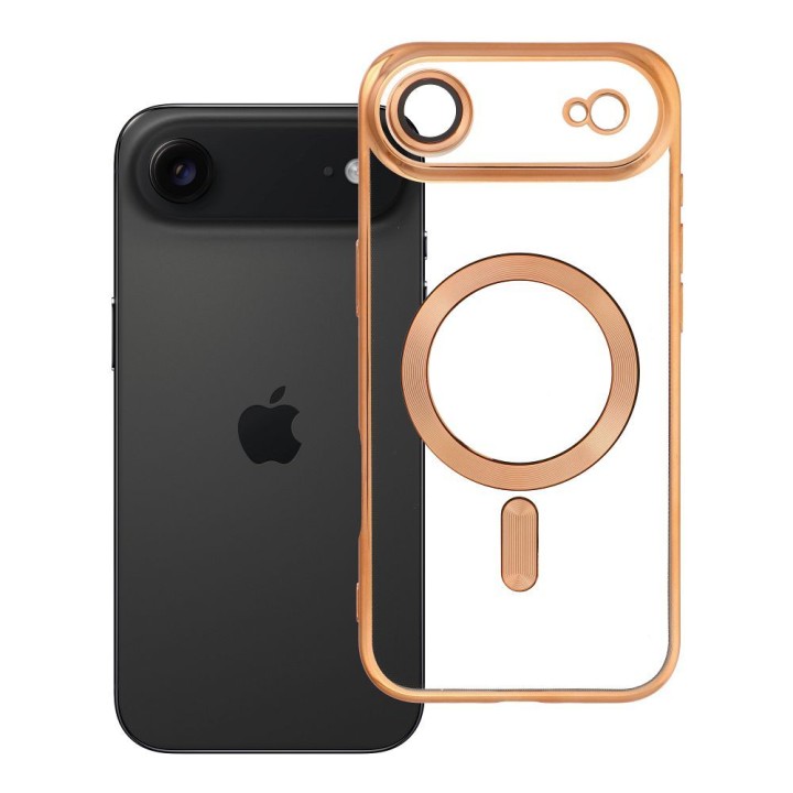 Case for iPhone 17 AIR Electro Mag Cover MagSafe compatible gold